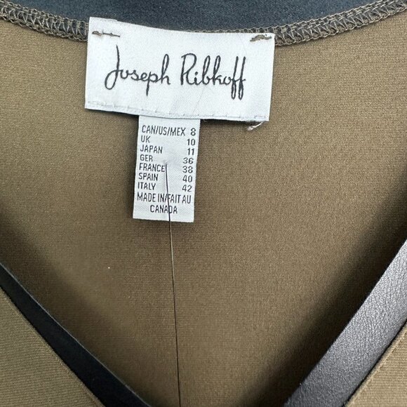 Nwt Joseph Ribkoff - Size 8 - Khaki with Black - Picture 6 of 8